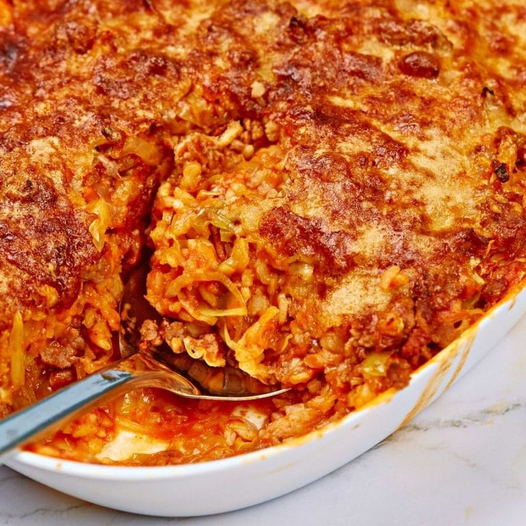 Ground Beef Cabbage Roll Casserole - Casserole Recipes