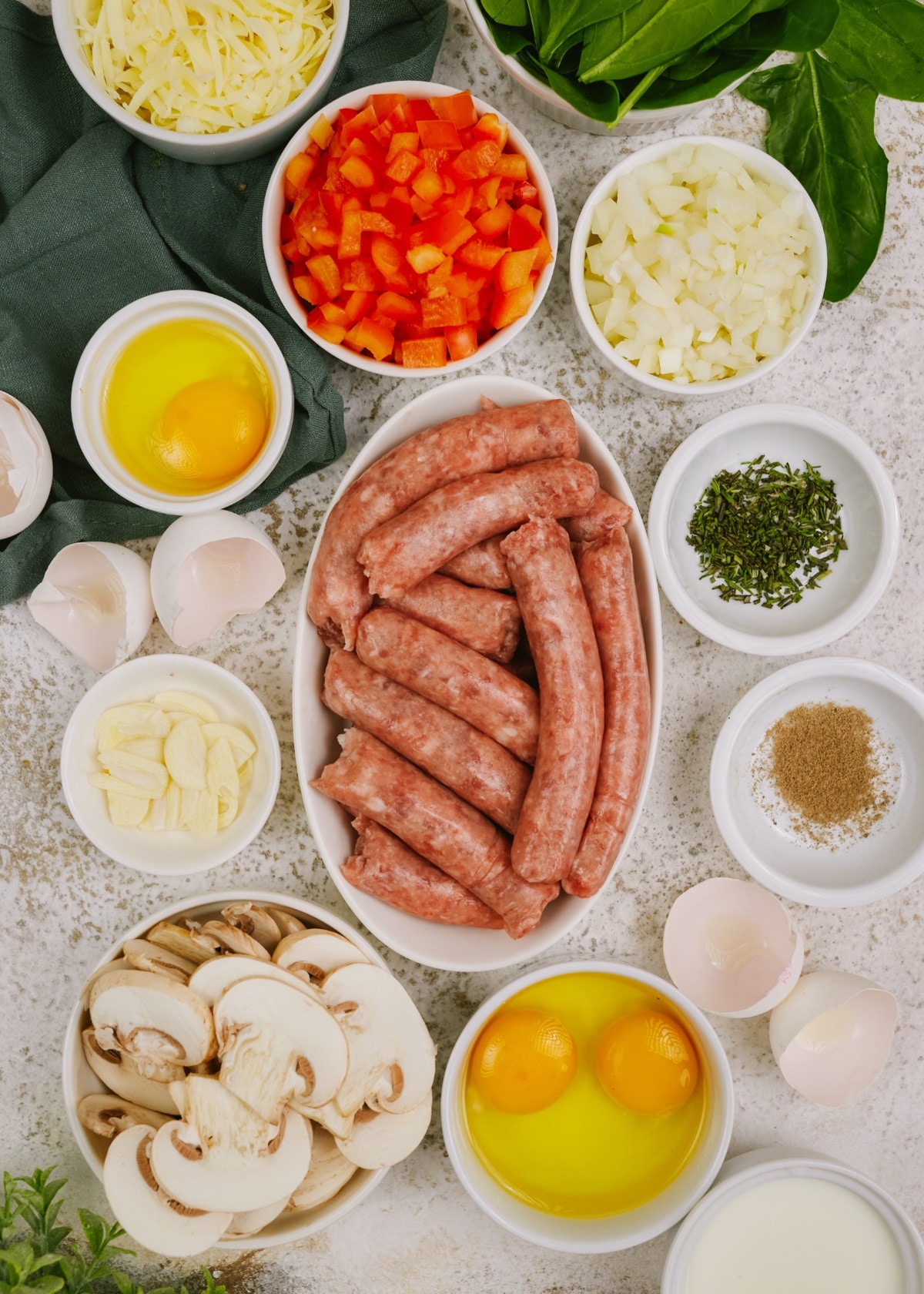sausage breakfast casserole ingredients
