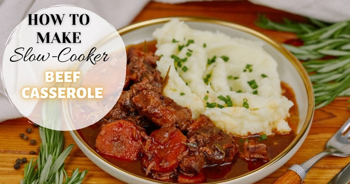 Slow Cooker Beef Casserole Casserole Recipes