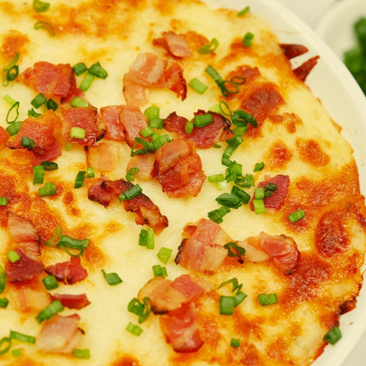 feature image for twice baked potato casserole