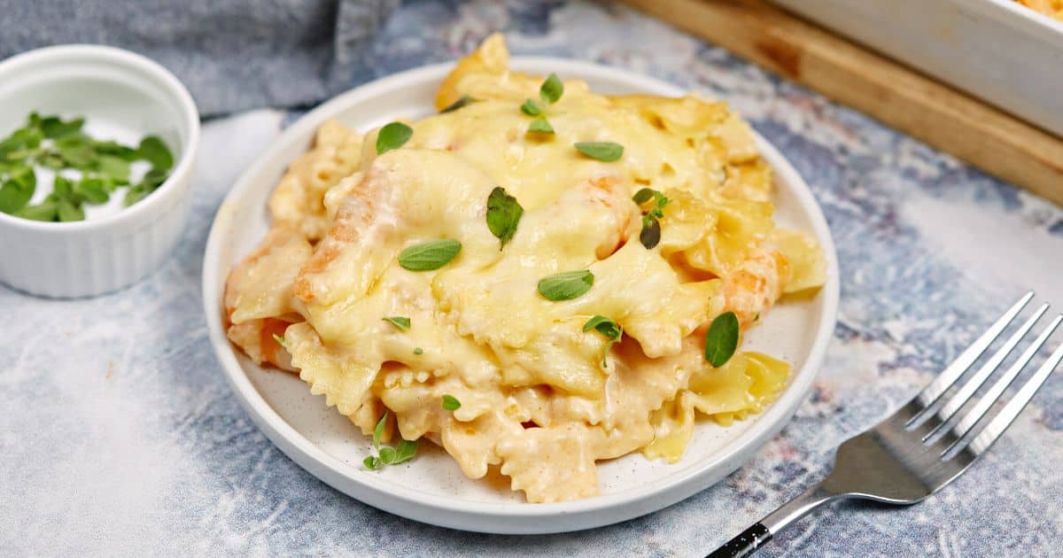 Creamy Shrimp Pasta Casserole - Casserole Recipes