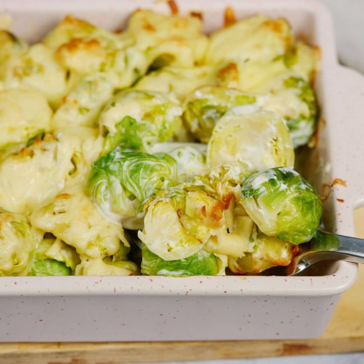 Creamy Brussel Sprout Casserole