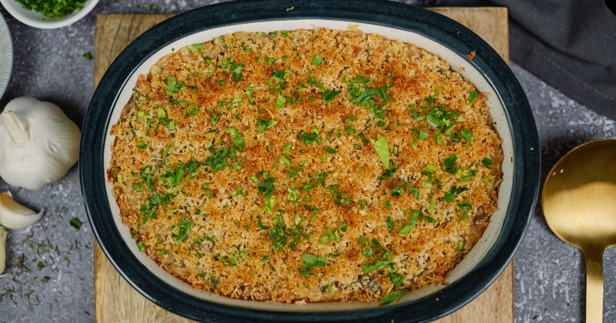 Parmesan Mushroom Casserole - Casserole Recipes