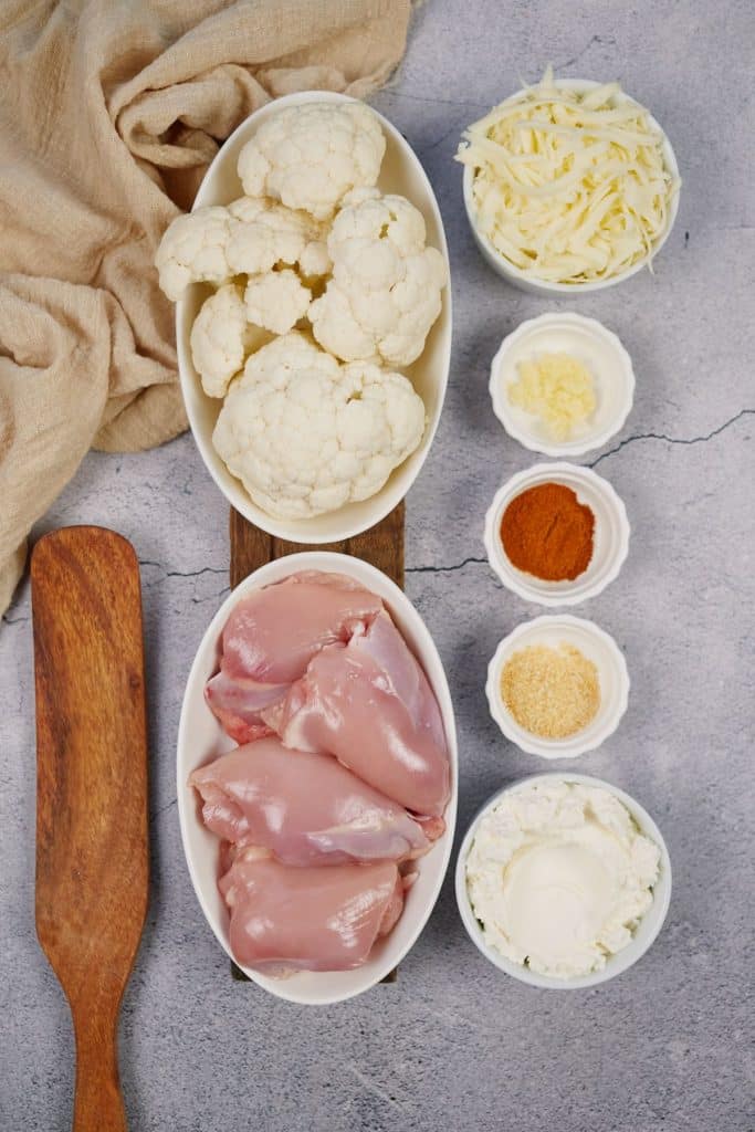 Cheesy Chicken Thighs and Cauliflower Casserole Casserole Recipes