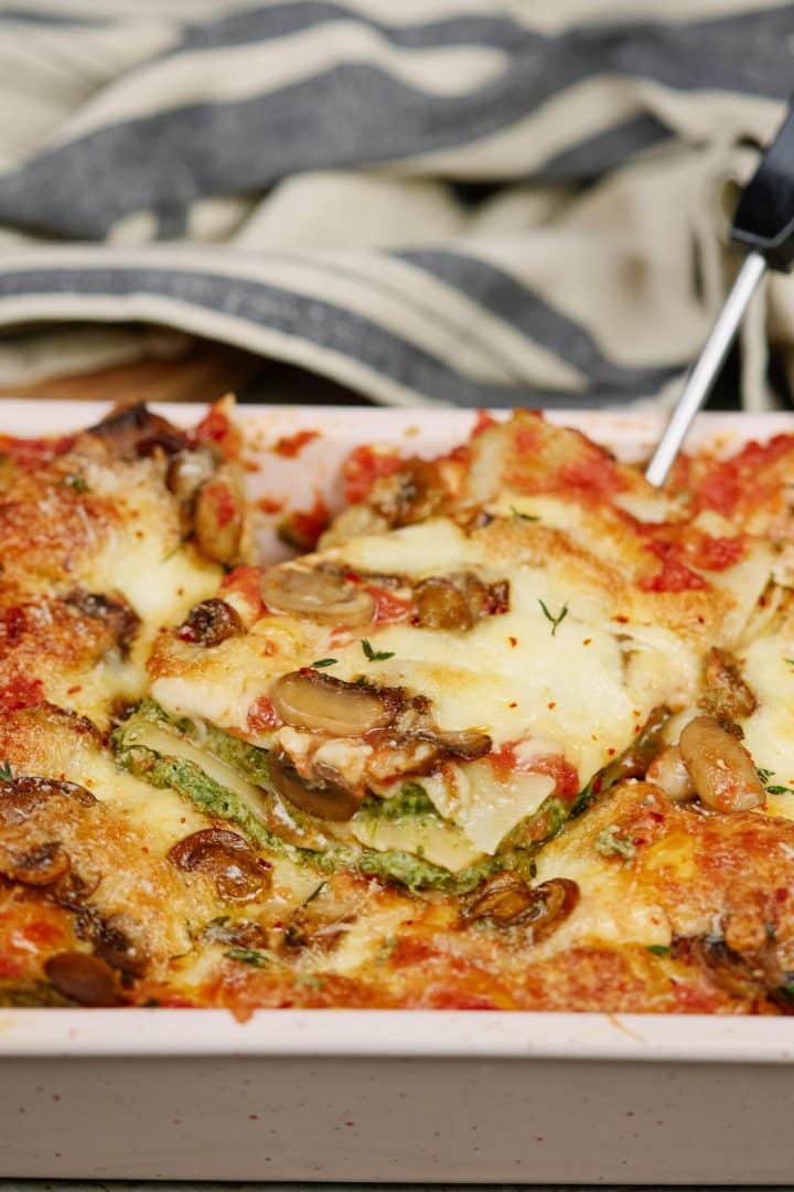 Mushroom and Spinach Lasagna - Casserole Recipes