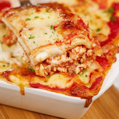 Easy Chicken Lasagna - Casserole Recipes