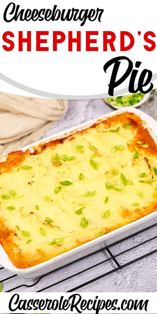 Cheeseburger Shepherds Pie - Casserole Recipes